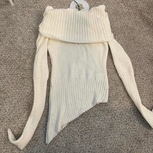 Princess Polly Wyandra Off the Shoulder Sweater